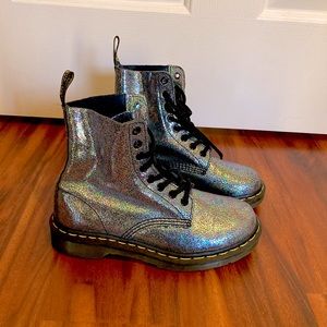 Holographic Chrome Dr. Martens